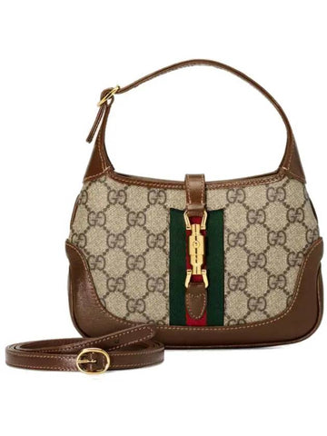 GG Supreme Mini Jackie 1961 Cross Bag Brown Beige - GUCCI - BALAAN 1