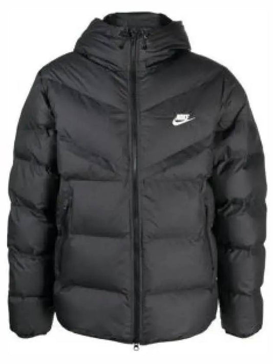 Primaloft Stormfit Windrunner Hooded Puffer Padding Black - NIKE - BALAAN 2