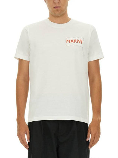 Marni T-Shirt With Logo - MARNI - BALAAN 1