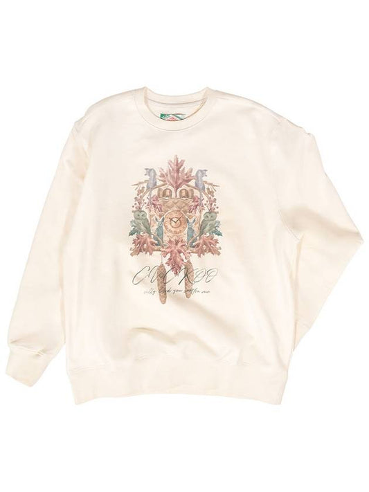 Men's Cuckoo Watch Sweatshirt Ivory I1WE02IV - IOEDLE - BALAAN 2