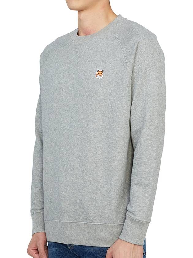 Fox Head Patch Classic Sweatshirt Grey Melange - MAISON KITSUNE - BALAAN 3