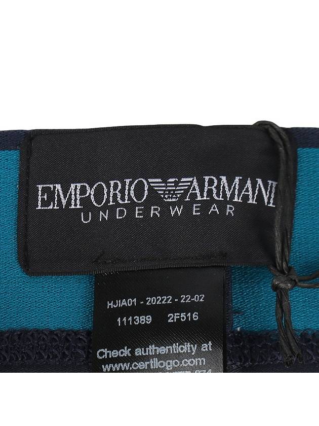 Men's Logo Trunk Briefs Navy - EMPORIO ARMANI - BALAAN 10