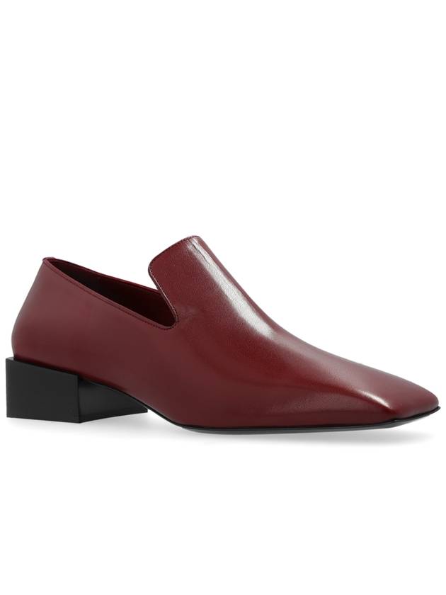 FERRAGAMO Leather Shoes Carmelita, Women's, Burgundy - SALVATORE FERRAGAMO - BALAAN 4