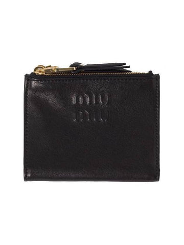 Miu Miu Small Nappa Leather Wallet - MIU MIU - BALAAN 1