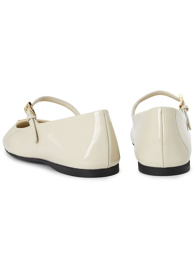 Patent Leather Ballerinas White - PRADA - BALAAN 7