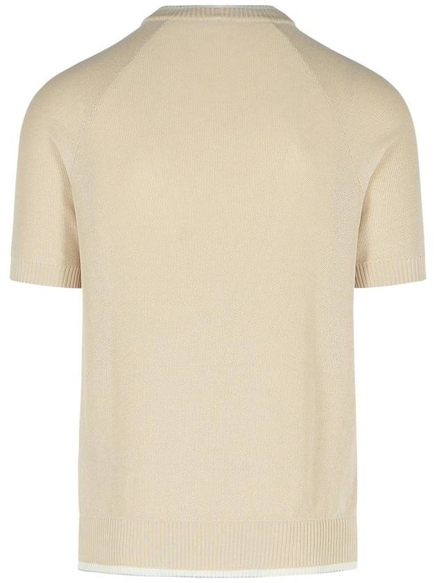 Eleventy Beige Cotton T-Shirt - ELEVENTY MILANO - BALAAN 3