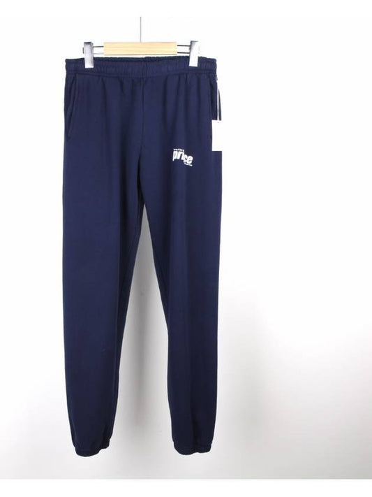 Logo Jogger Track Pants Navy - SPORTY & RICH - BALAAN 2