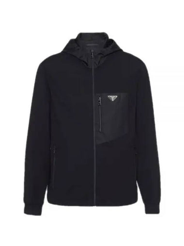 UJL79A 1YED F0002 Technical Cotton Re Nylon Jacket - PRADA - BALAAN 1