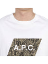 Cobra Logo Short Sleeve T-Shirt White - A.P.C. - BALAAN 8