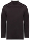 Classic Mock Neck Long Sleeve T-Shirt Black - Y-3 - BALAAN 2