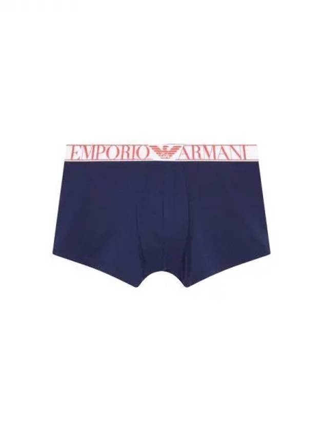 UNDERWEAR Men s Embossed Logo Banding Solid Drawn Navy 270023 - EMPORIO ARMANI - BALAAN 1