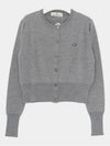 Bea Cropped Cardigan Grey - VIVIENNE WESTWOOD - BALAAN 3