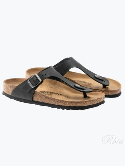 Buckle Detail Flip Flops Black - BIRKENSTOCK - BALAAN 2