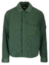 Chrome-R Pocket Over Long Sleeve Shirt Green - CP COMPANY - BALAAN 1