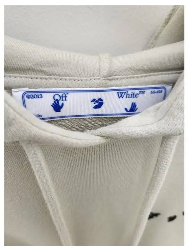 embossed logo hooded top - OFF WHITE - BALAAN.