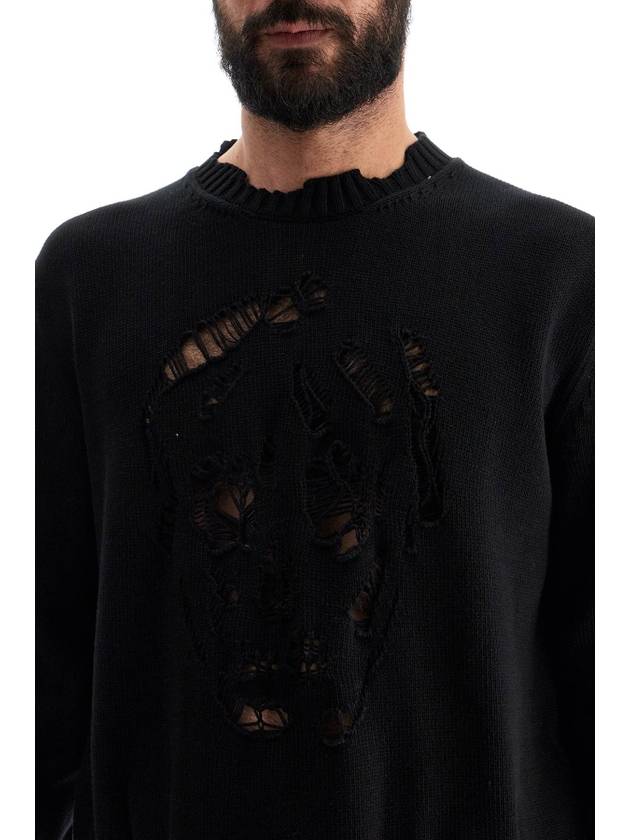 'distressed skull print pul - ALEXANDER MCQUEEN - BALAAN 4