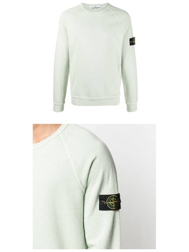 Wappen Patch Round Sweatshirt Mint - STONE ISLAND - BALAAN 5