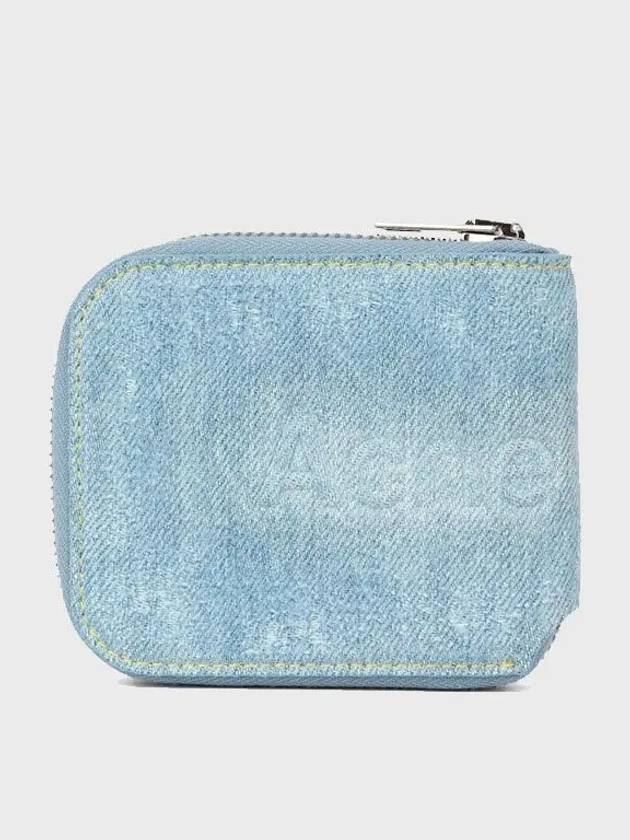 Denim zipper half wallet CG0202 - ACNE STUDIOS - BALAAN 5