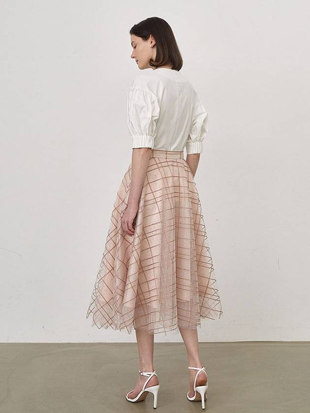 Stella Stella A-line skirt pink - AME - BALAAN 6