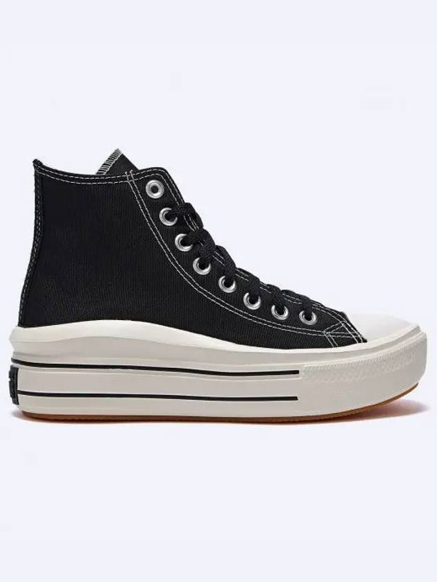 Chuck Taylor All Star Move Retro Sports High Top Sneakers Black - CONVERSE - BALAAN 2