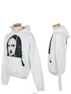 Men's Mona Lisa Print Hooded White - OFF WHITE - BALAAN.