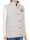 Women's Freestyle Quilted Padding Vest Limestone - CANADA GOOSE - BALAAN.