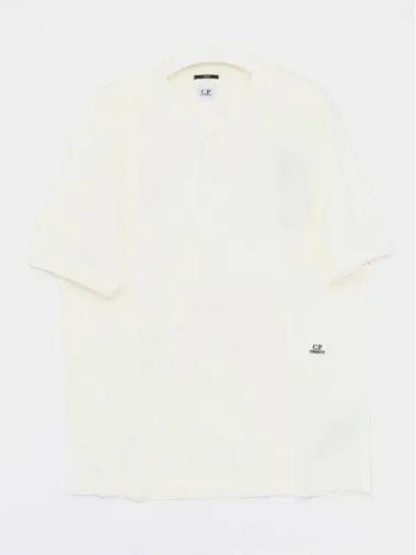 CP Company Pocket Logo Crew Neck Button Short Sleeve Men s T Shirt 16CMTS24 1051161 - CP COMPANY - BALAAN 1