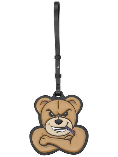 Bear Patch Keyholder Brown - MONCLER - BALAAN 2