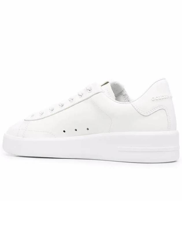 Pure Star Glitter Silver Low Top Sneakers White - GOLDEN GOOSE - BALAAN 3