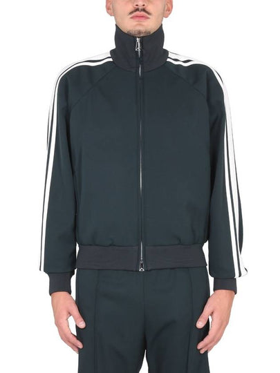 Stretch Track Jacket Black Green - BOTTEGA VENETA - BALAAN 2