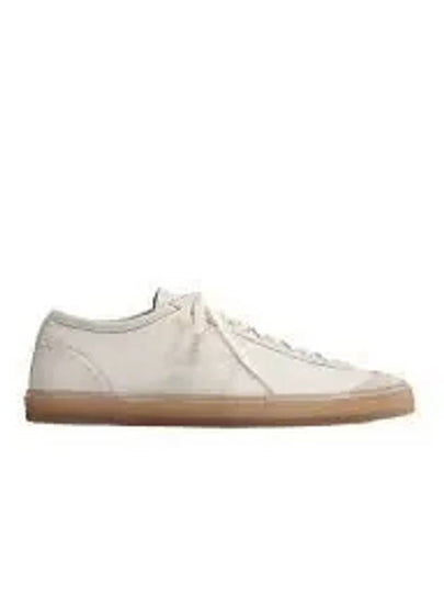 Linoleum Leather Low-Top Sneakers White - LEMAIRE - BALAAN 2