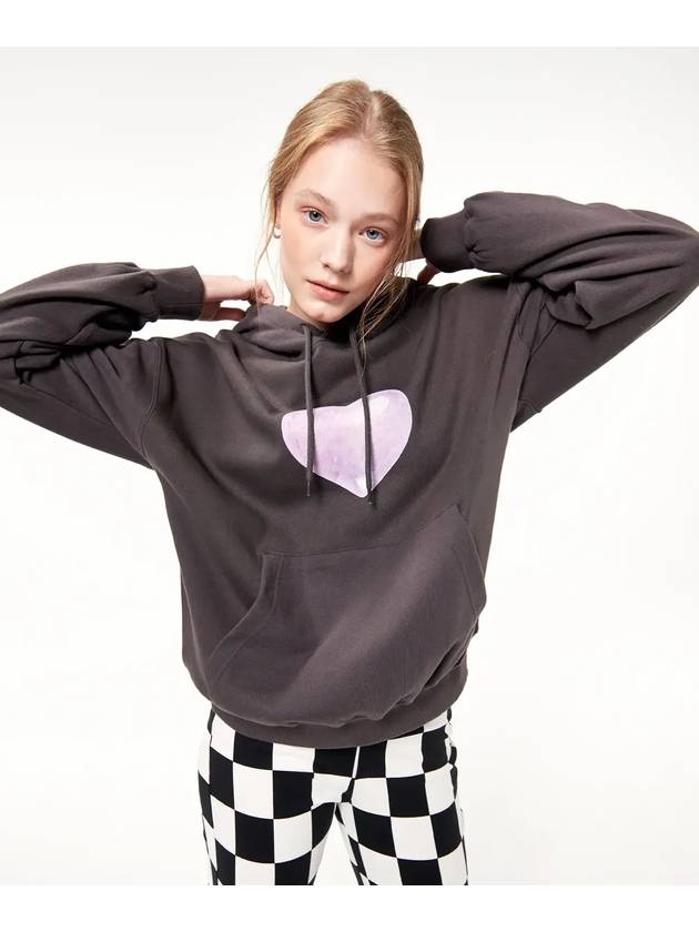 HEART GEMSTONE HOODIE CHARCOAL - ASCENTCITY - BALAAN 9