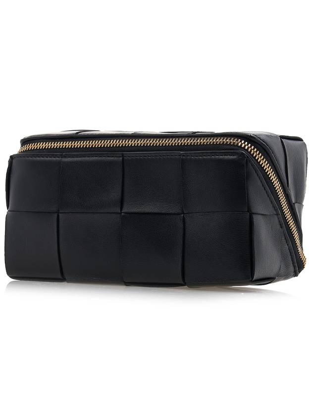 Intrecciato Pouch Bag Black - BOTTEGA VENETA - BALAAN 3