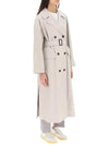 Atrench Water Repellent Trench Coat Ecru - MAX MARA - BALAAN 3