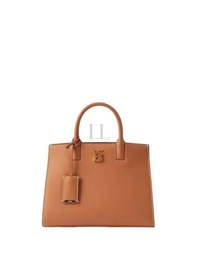 Mini Frances Leather Tote Bag Brown - BURBERRY - BALAAN 2