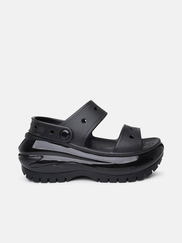 Mega Crush Sandals 207989 BLK - CROCS - BALAAN 1