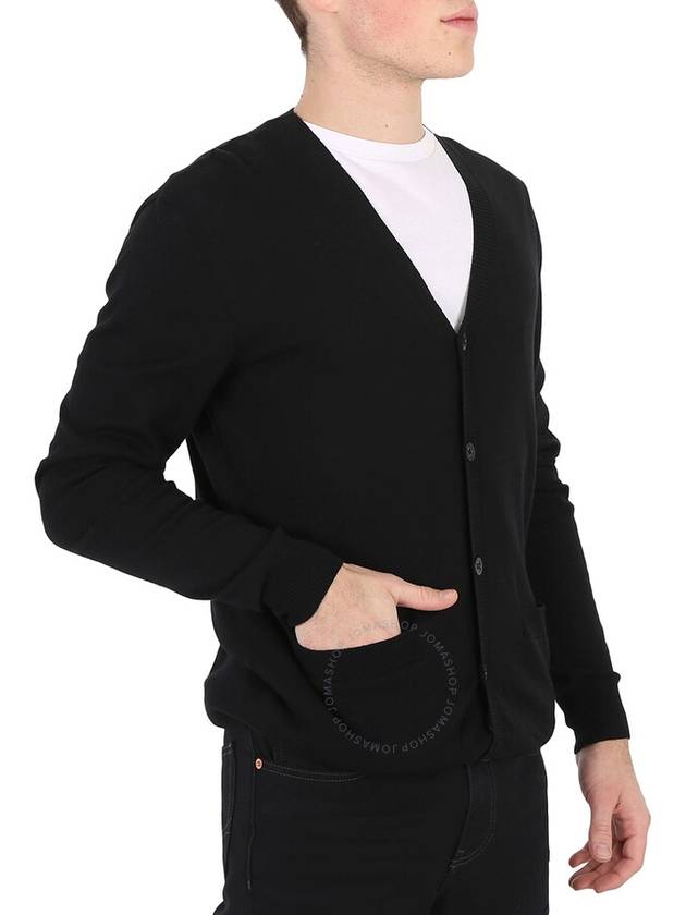 Moschino Men's Black V-Neck Cardigan, Brand Size 50 (US Size 40) - MOSCHINO - BALAAN 2