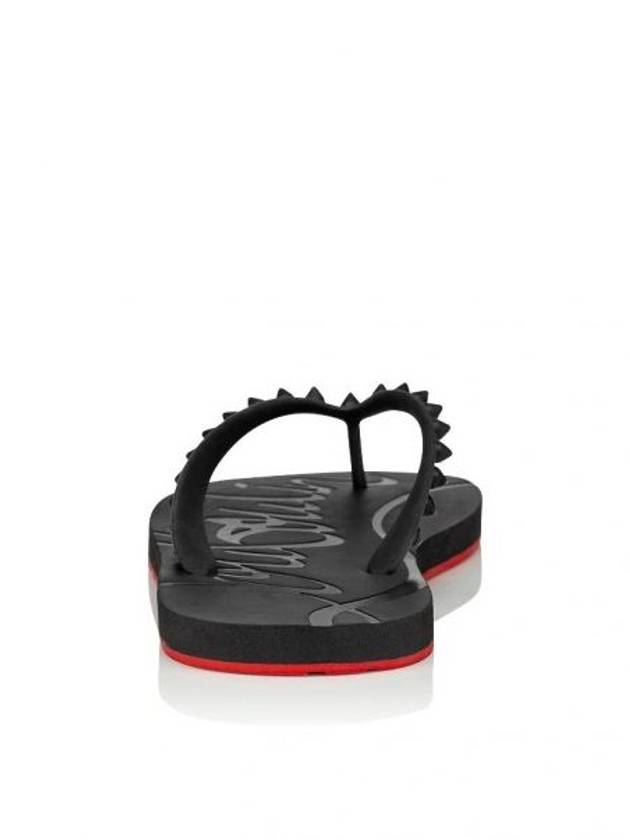 Ruby Flip Flops Black - CHRISTIAN LOUBOUTIN - BALAAN.