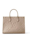 OnTheGo MM Monogram Tote Bag Grey - LOUIS VUITTON - BALAAN 6