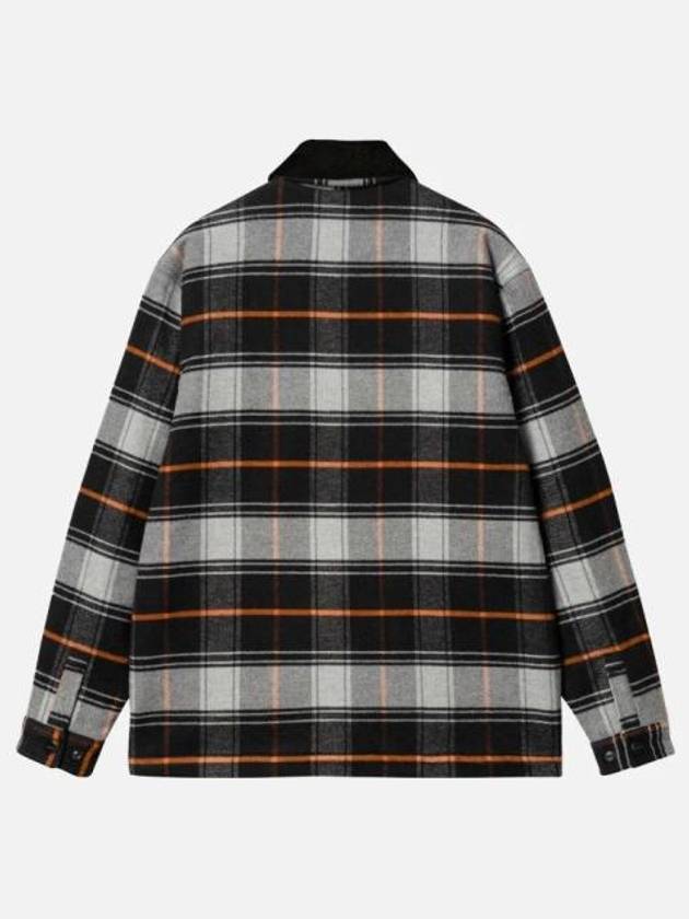 Baris Plaid Flannel Jacket Grey - CARHARTT WIP - BALAAN 3