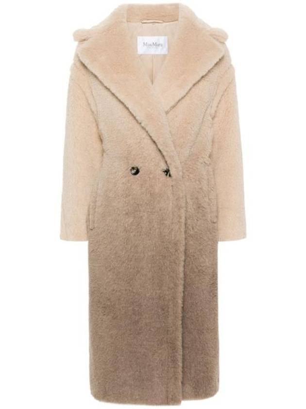 Teddy Wool Double Coat Beige - MAX MARA - BALAAN 1