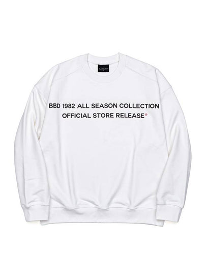 1982 No Sympathy Sweatshirt White - BLACKBLOND - BALAAN 2