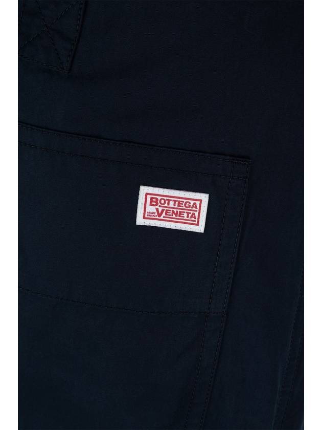 Twill Cargo Straight Pants Navy - BOTTEGA VENETA - BALAAN 4