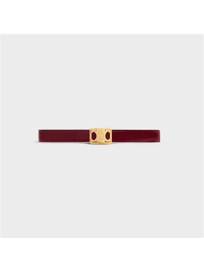 Frame Triomphe Reversible Medium Belt Light Burgundy White - CELINE - BALAAN 2