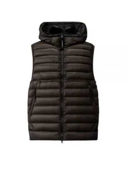 D.D. Shell Goggles Down Vest Black - CP COMPANY - BALAAN 2