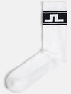 Percy Logo Socks Black White - J.LINDEBERG - BALAAN 2