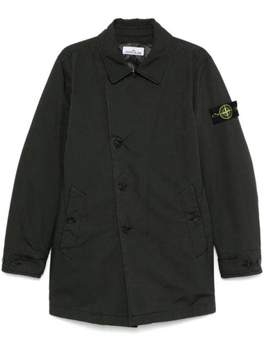 David TC Padding Jacket Lead Grey - STONE ISLAND - BALAAN 1