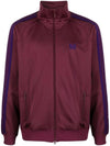 Poly Smooth Logo Track Jacket Wine - NEEDLES - BALAAN 1