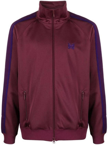 Poly Smooth Logo Track Jacket Wine - NEEDLES - BALAAN 1