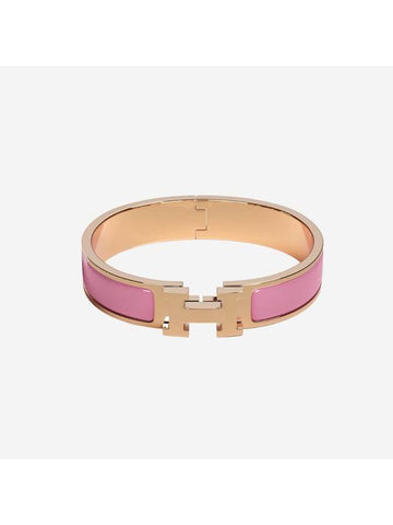 Clic H Bracelet Rose Gold - HERMES - BALAAN 1